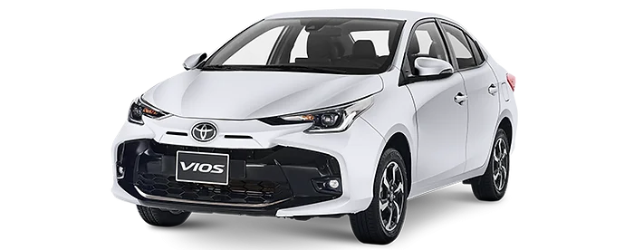 Toyota Vios 2024 màu trắng